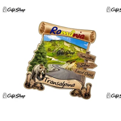 Transalpina, romania, magnet papirus, model mgs 216